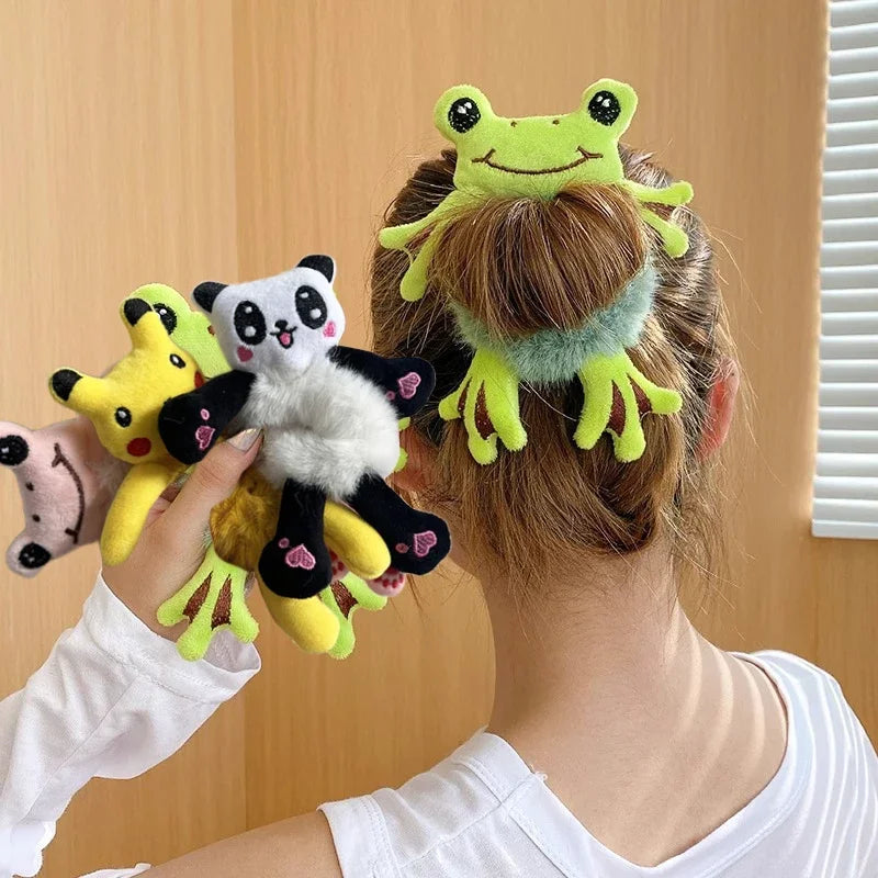 Frog Scrunchie Grön
